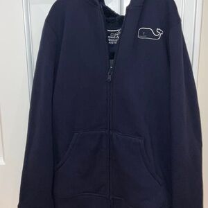 Vineyard Vines Boy’s Classic Navy Full Zip Hoodie